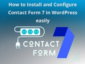 Install Contact Form 7 WordPress