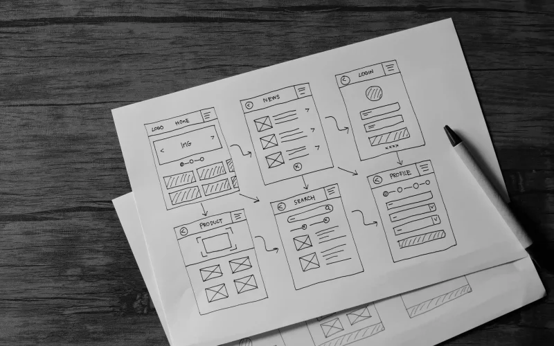 Website Design Wirefram