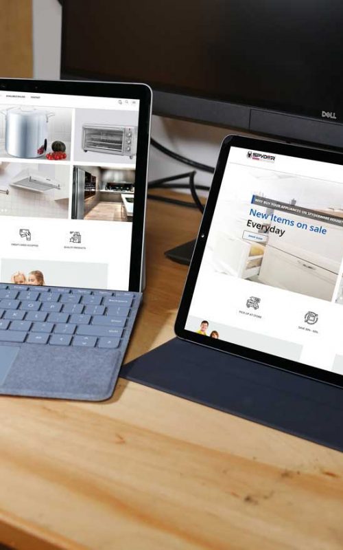 Spyder Wholesale e-commerce website